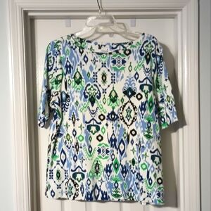 Chico's XL Pima cotton short sleeve top